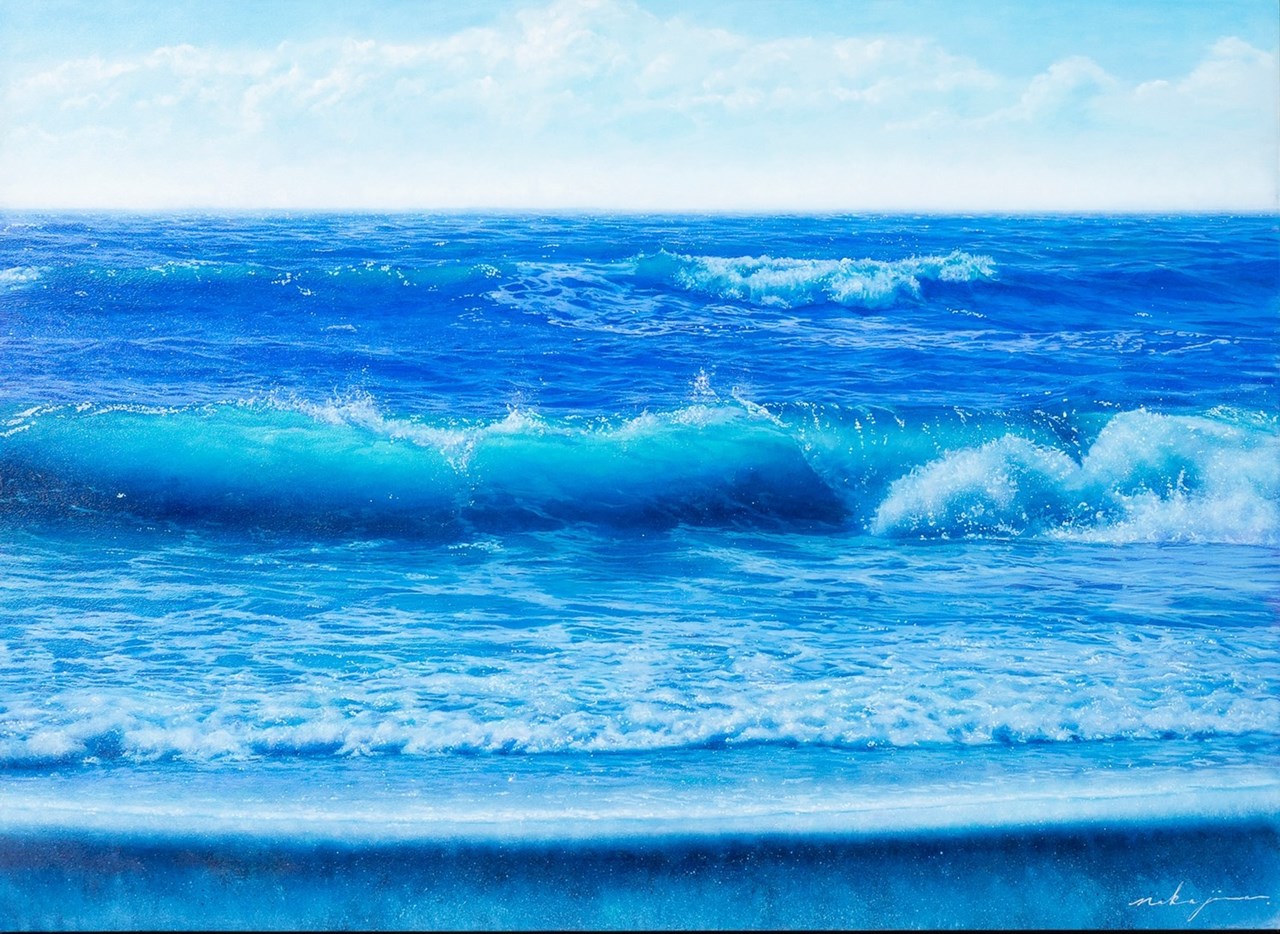 匿名の地平線 -ver.blue- | 【画家】中島健太のオフィシャルウェブサイト